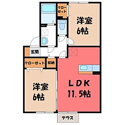 ロイヤルガーデン藤川 1階/-