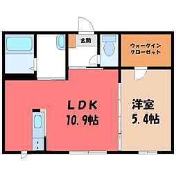 JR両毛線 伊勢崎駅 徒歩18分 1階/-