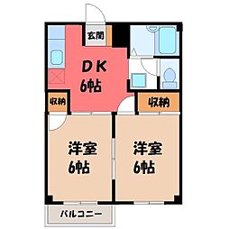 JR両毛線 国定駅 徒歩35分 2階/-