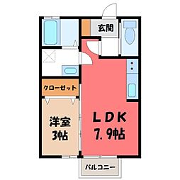 東武伊勢崎線 剛志駅 5km 2階/-