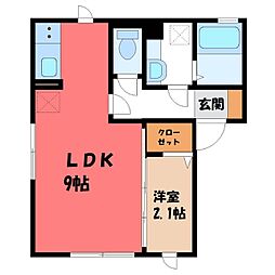 JR両毛線 伊勢崎駅 徒歩21分