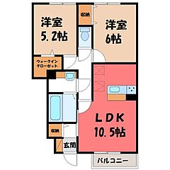 物件の間取り