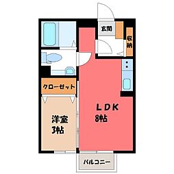 JR両毛線 前橋駅 バス15分 日吉町下車 徒歩3分 1階/-