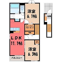 フローレス コート II 2階