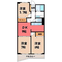 物件の間取り