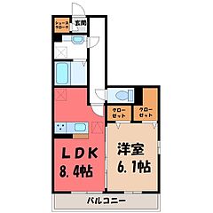 物件の間取り