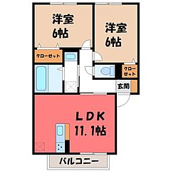 物件の間取り