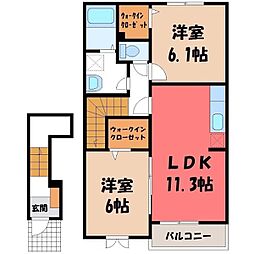 アンジュ・プレッソ C 2階/-