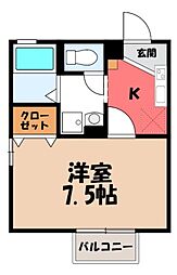 マルベリー 弐番館 1階/-
