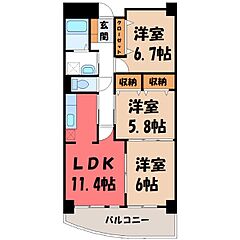 物件の間取り