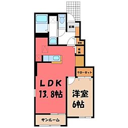 アベニール B 1階