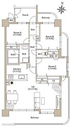ライオンズガーデン三河安城第2 3LDKの間取図画像