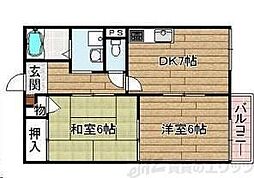 間取図画像 2DK