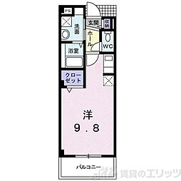 T・コート21 ワンルームの間取図画像