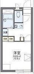 レオパレスコンフォート上本町 1Kの間取図画像