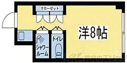 ステュディオ新大阪 ワンルームの間取図画像