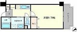 M・緑地 1Kの間取図画像