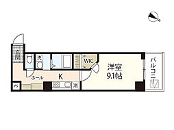 TRINITY.S 1Kの間取図画像