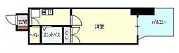 サン・ドエル東蟹屋 1Kの間取図画像