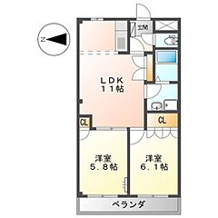物件の間取り