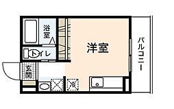 ソア長束 ワンルームの間取図画像
