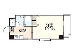 フレーバー 1Kの間取図画像