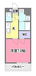 間取図画像 1K