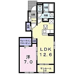 間取図画像 1LDK