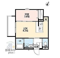 robot home東所沢IV 1LDKの間取図画像