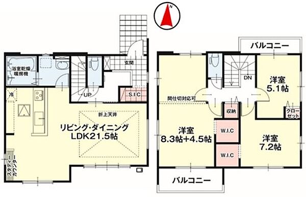 間取りを拡大表示