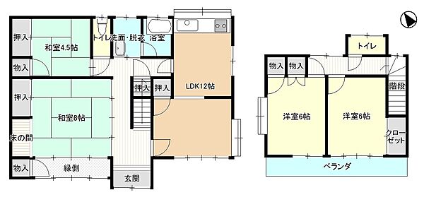 間取りを拡大表示