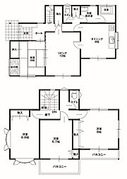KEM前橋市箱田町1期中古戸建 4LDKの間取り