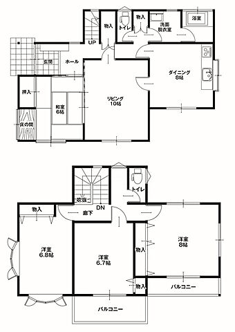 間取り 前橋市箱田町