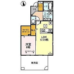 CHOCOLAT〜ショコラ〜 1階1LDKの間取り