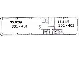 心齋橋コラムナービルの間取図画像