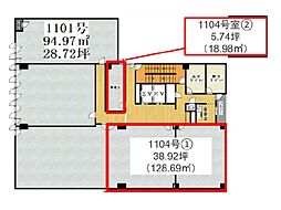 PHOENIX内本町ビルの間取図画像