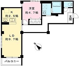 間取図画像 1LDK