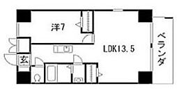 ルラシオン吹上 1LDKの間取図画像