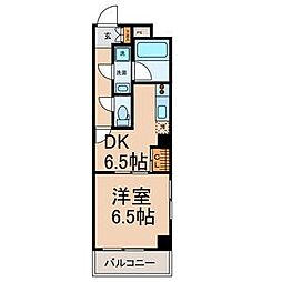 パラシオ 1DKの間取図画像