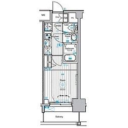 名古屋市北区大曽根4丁目マンション 1Kの間取図画像
