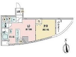 さくらヒルズフジミ 1LDKの間取図画像