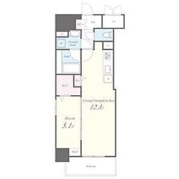 SOU大須 1LDKの間取図画像
