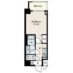 S-RESIDENCE志賀本通North 1Kの間取図画像