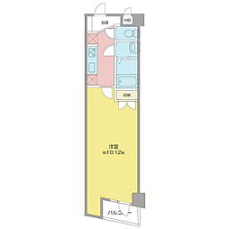 アビターレ豊前 1Kの間取図画像
