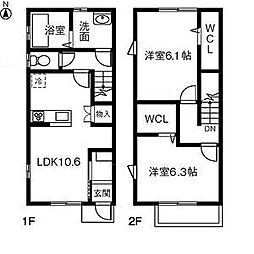 名古屋市営鶴舞線 いりなか駅 徒歩15分 2階/-