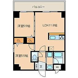 カーサビアンカ黒川 7階