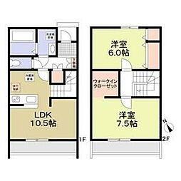 パークメゾン 2LDKの間取図画像