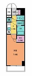 エスリード名城公園プライム 1Kの間取図画像