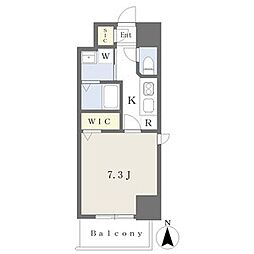 プレイズシード御器所ウエスト 1Kの間取図画像