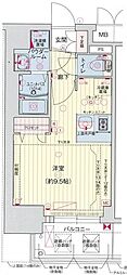 プレサンス上前津リラシス 1Kの間取図画像